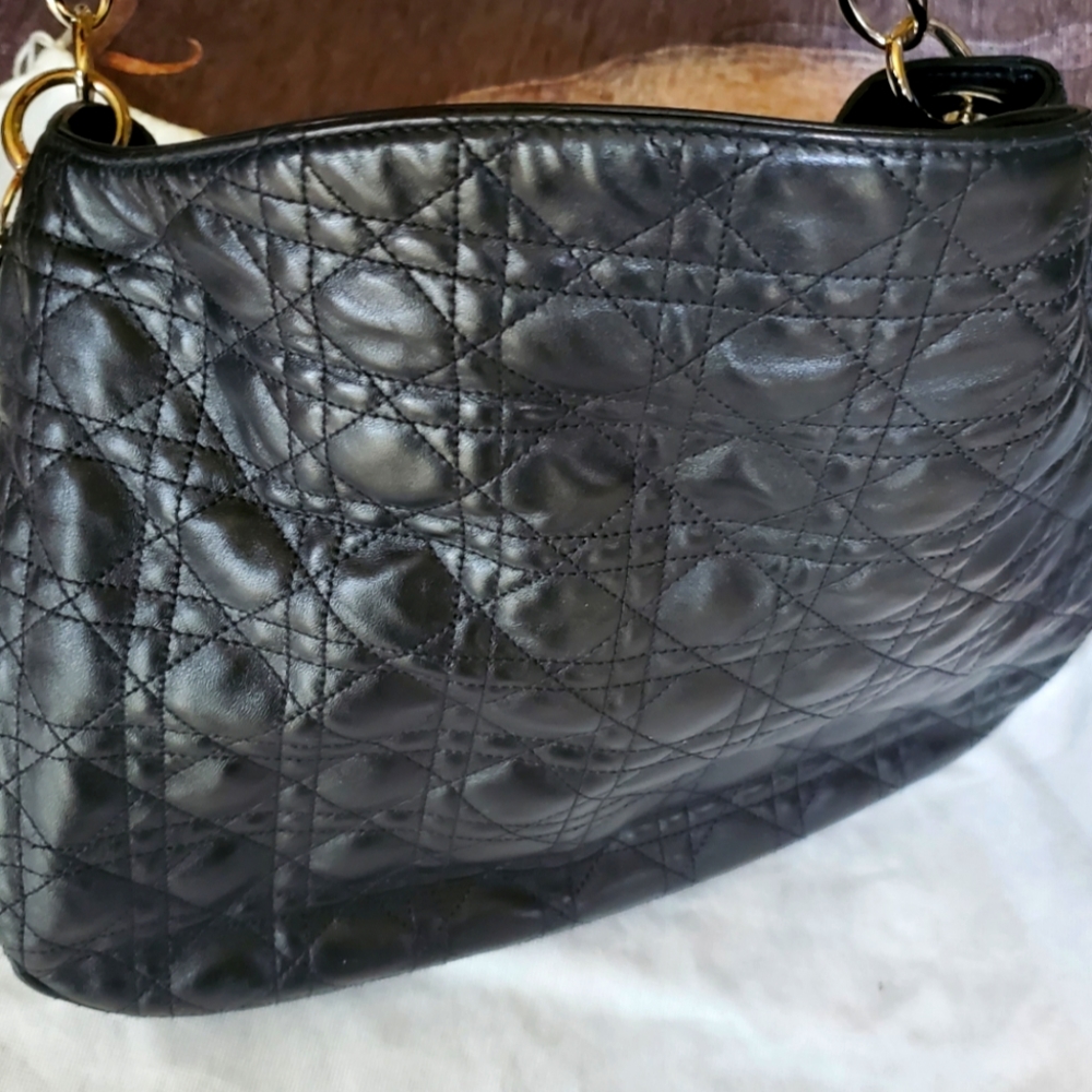 DIOR hobo bag.  New condition.  Never carried.  Black soft cannage leather.